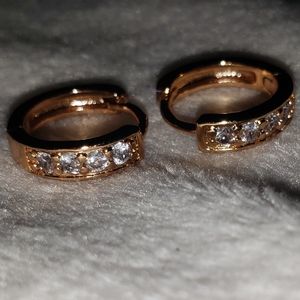 18K Plated Gold Crystal Designs